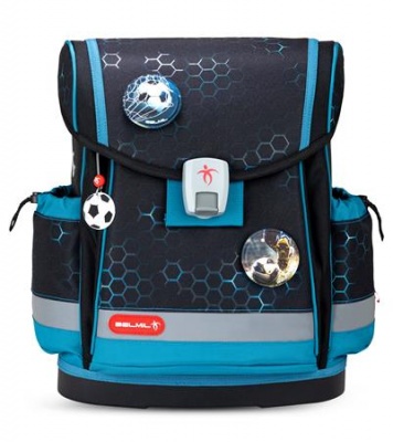 Iskolatáska, mágneszárral, BELMIL "Classy Plus Kick the Ball", foci