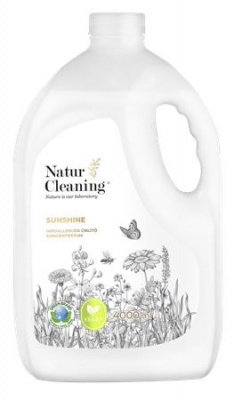 Öblítő koncentrátum, hipoallergén, 4 l, NATURCLEANING "Sunshine"