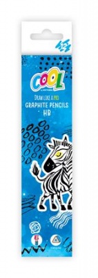 Grafitceruza, HB, háromszögletű, COOL BY VICTORIA