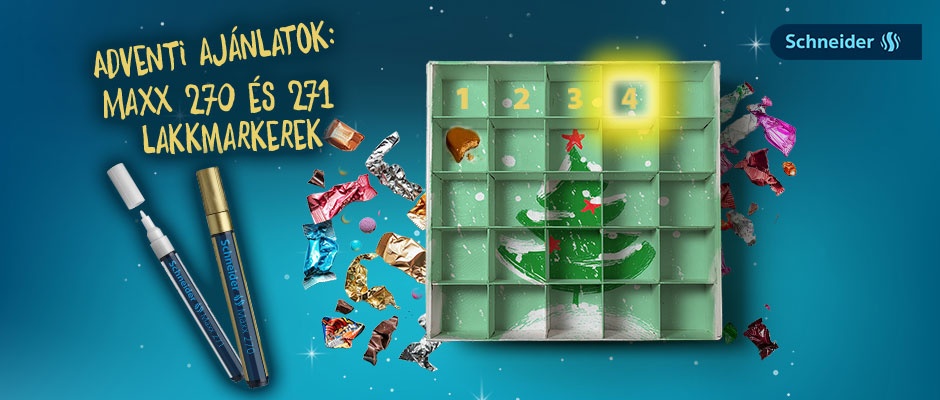 Adventi ajánlatok: SCHNEIDER lakkmarkerek