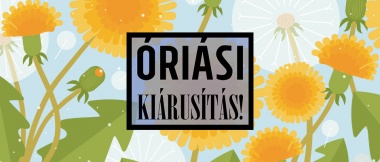 ÓRIÁSI KIÁRUSÍTÁS!